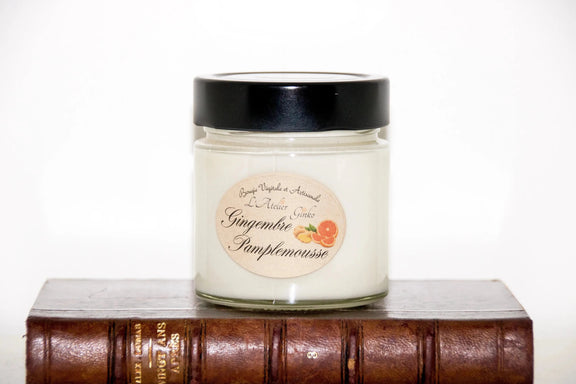 Bougie parfumée Gingembre pamplemousse - L'Atelier Ginko - Boutique en Ligne