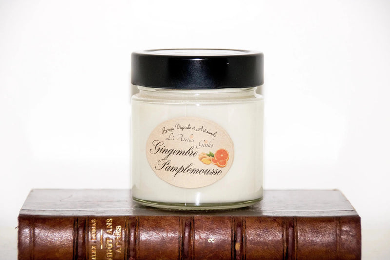 Bougie parfumée Gingembre pamplemousse - L'Atelier Ginko - Boutique en Ligne