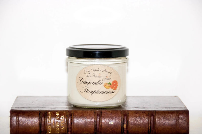 Bougie parfumée Gingembre pamplemousse - L'Atelier Ginko - Boutique en Ligne