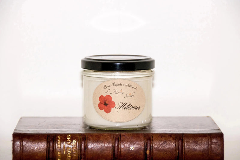Bougie parfumée Hibiscus - L'Atelier Ginko - Boutique en Ligne