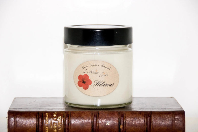 Bougie parfumée Hibiscus - L'Atelier Ginko - Boutique en Ligne