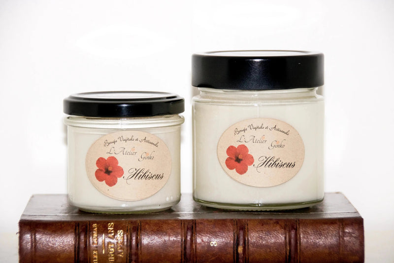 Bougie parfumée Hibiscus - L'Atelier Ginko - Boutique en Ligne