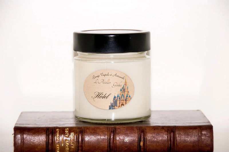 Bougie parfumée Hôtel cire de soja artisanale - L'Atelier Ginko