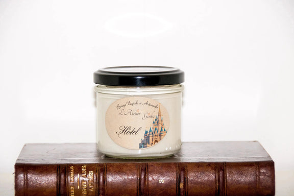 Bougie parfumée Hôtel cire de soja artisanale - L'Atelier Ginko