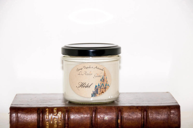 Bougie parfumée Hôtel cire de soja artisanale - L'Atelier Ginko