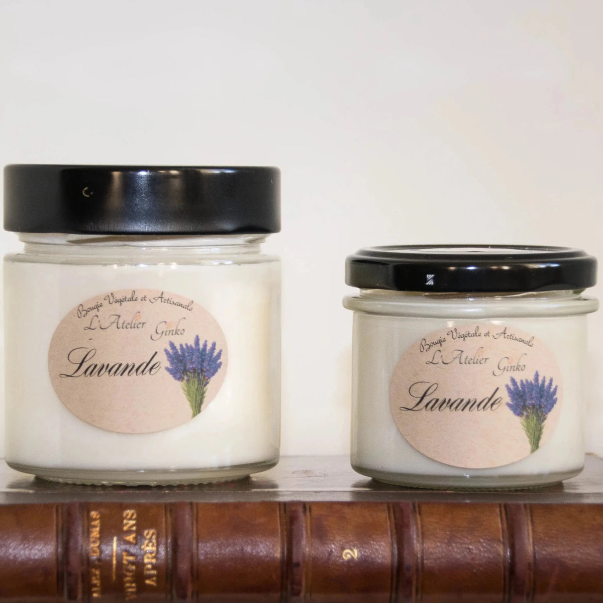 Bougie parfumée Lavande cire de soja artisanale - L'Atelier Ginko