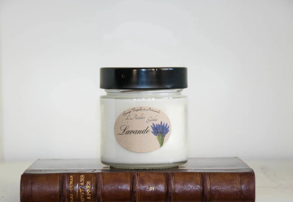 Bougie parfumée Lavande cire de soja artisanale - L'Atelier Ginko