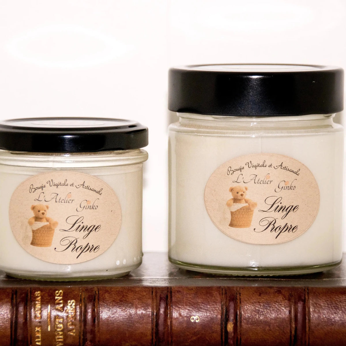 Bougie parfumée Linge Propre - L'Atelier Ginko - Boutique en Ligne