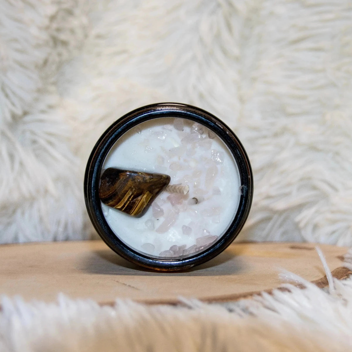 Bougie parfumée Lithothérapie Confiance - L'Atelier Ginko - Boutique en Ligne