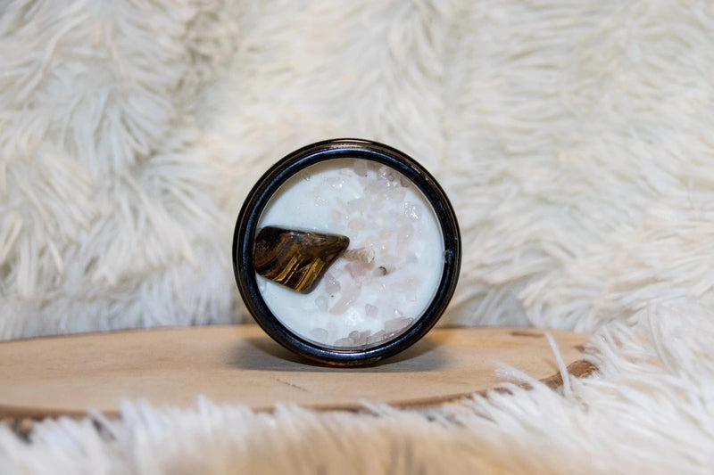Bougie parfumée Lithothérapie Confiance - L'Atelier Ginko - Boutique en Ligne