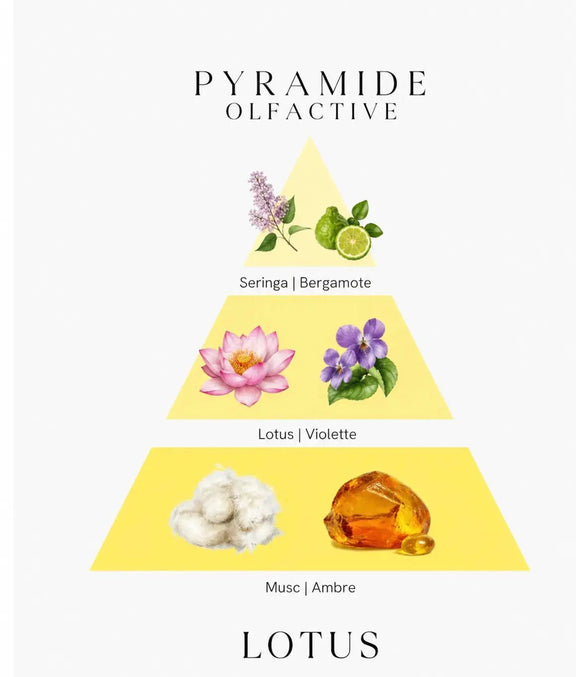 Bougie parfumée Lotus cire de soja artisanale - L'Atelier Ginko