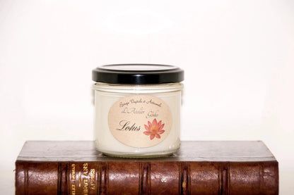 Bougie parfumée Lotus cire de soja artisanale - L'Atelier Ginko