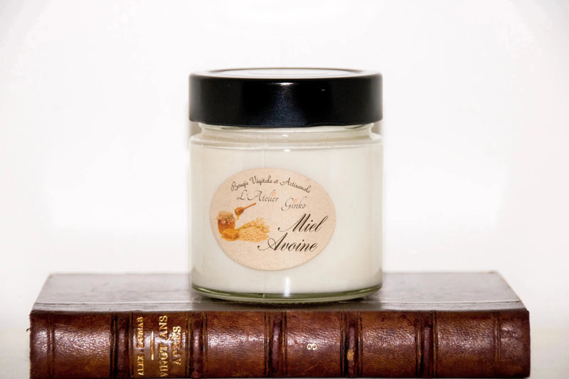 Bougie parfumée Miel Avoine - L'Atelier Ginko - Boutique en Ligne