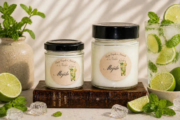 Bougie parfumée Mojito - L'Atelier Ginko - Boutique en Ligne