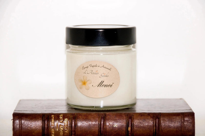 Bougie parfumée Monoï - L'Atelier Ginko - Boutique en Ligne