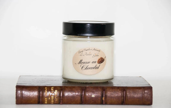 Bougie parfumée Mousse au chocolat cire de soja artisanale - L'Atelier Ginko