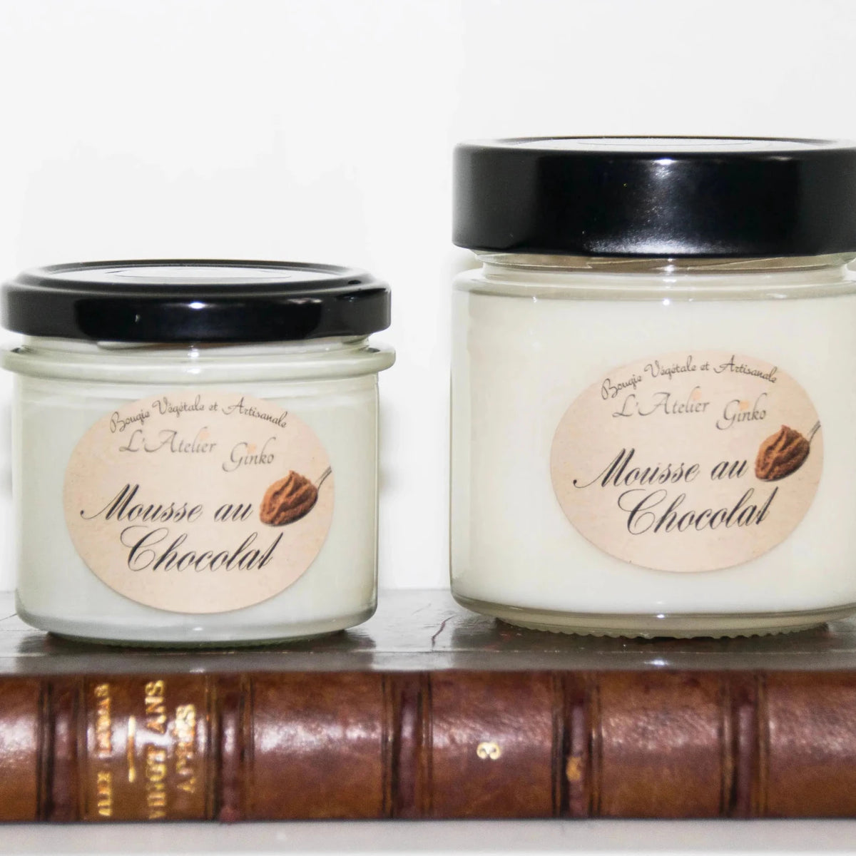 Bougie parfumée Mousse au chocolat cire de soja artisanale - L'Atelier Ginko