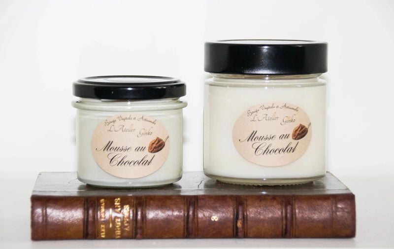 Bougie parfumée Mousse au chocolat cire de soja artisanale - L'Atelier Ginko