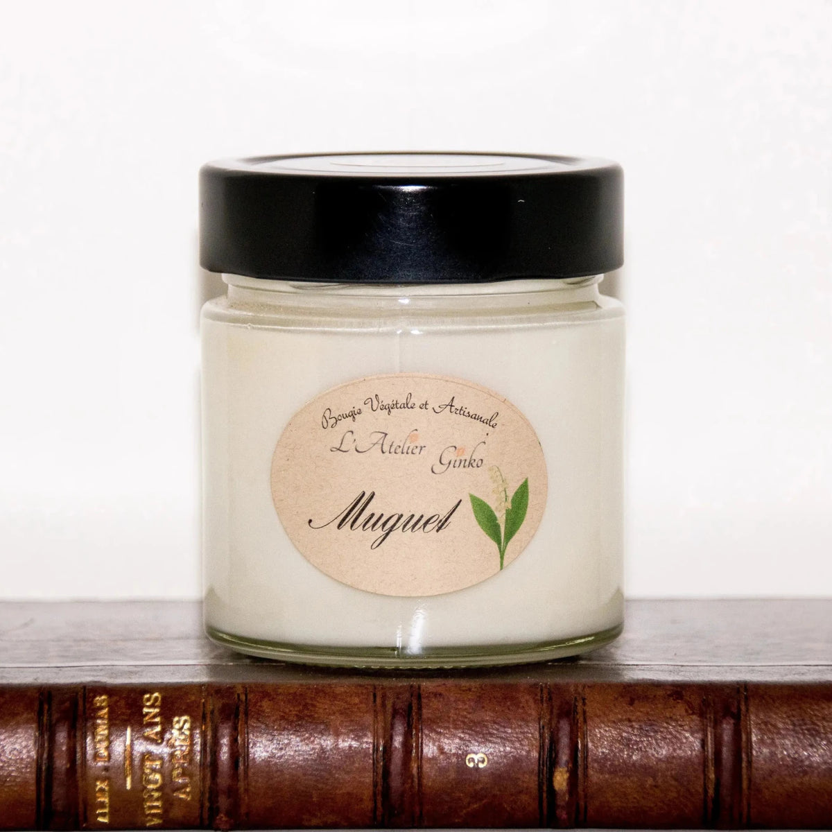 Bougie parfumée Muguet cire de soja artisanale - L'Atelier Ginko