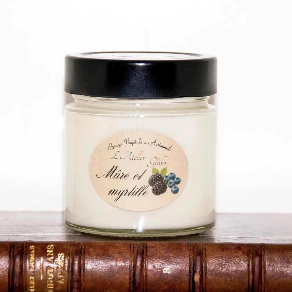 Bougie parfumée Mûre et myrtille - L'Atelier Ginko - Boutique en Ligne