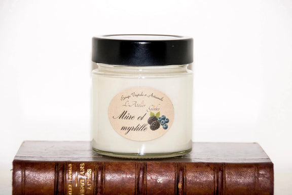 Bougie parfumée Mûre et myrtille - L'Atelier Ginko - Boutique en Ligne