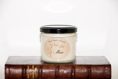 Bougie parfumée Musc cire de soja artisanale - L'Atelier Ginko