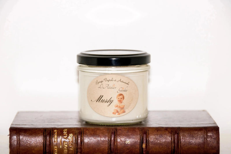 Bougie parfumée Musty cire de soja artisanale - L'Atelier Ginko