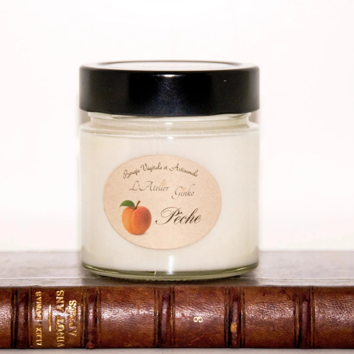 Bougie parfumée Pêche - L'Atelier Ginko - Boutique en Ligne
