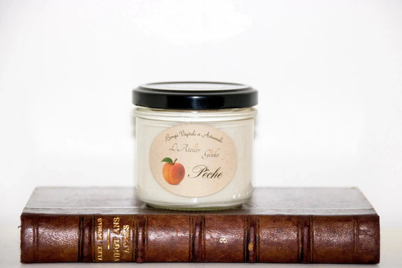 Bougie parfumée Pêche - L'Atelier Ginko - Boutique en Ligne