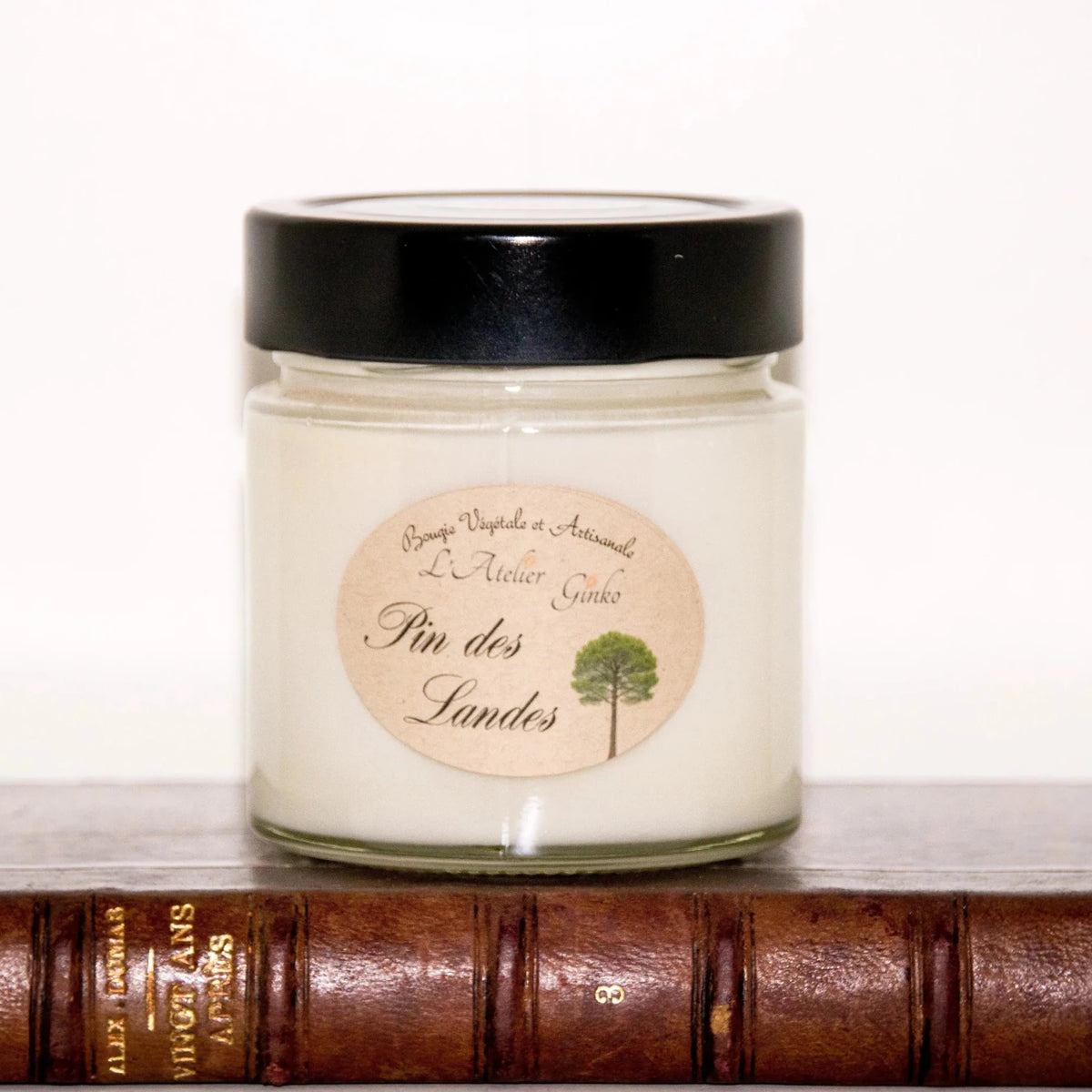 Bougie parfumée Pin des Landes cire de soja artisanale - L'Atelier Ginko