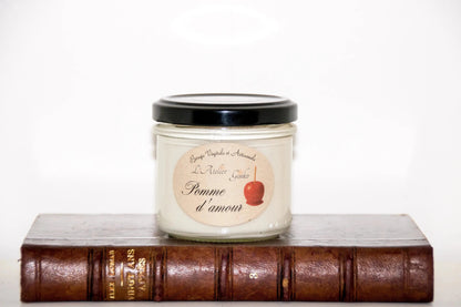 Bougie parfumée Pomme d'Amour en cire de soja végétale L'Atelier Ginko - Boutique en Ligne
