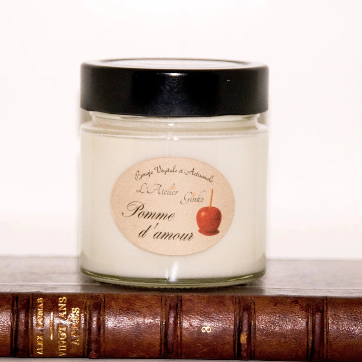 Bougie parfumée Pomme d'Amour en cire de soja végétale L'Atelier Ginko - Boutique en Ligne