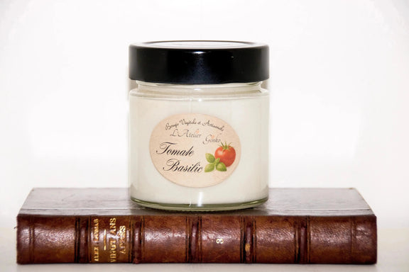 Bougie parfumée Tomate Basilic - L'Atelier Ginko - Boutique en Ligne