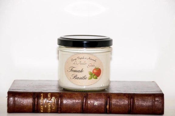 Bougie parfumée Tomate Basilic - L'Atelier Ginko - Boutique en Ligne