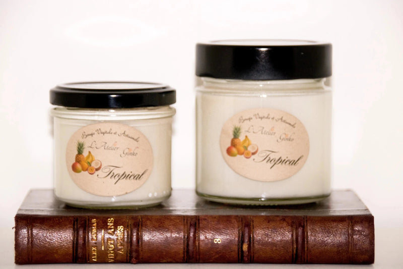 Bougie parfumée Tropical - L'Atelier Ginko - Boutique en Ligne