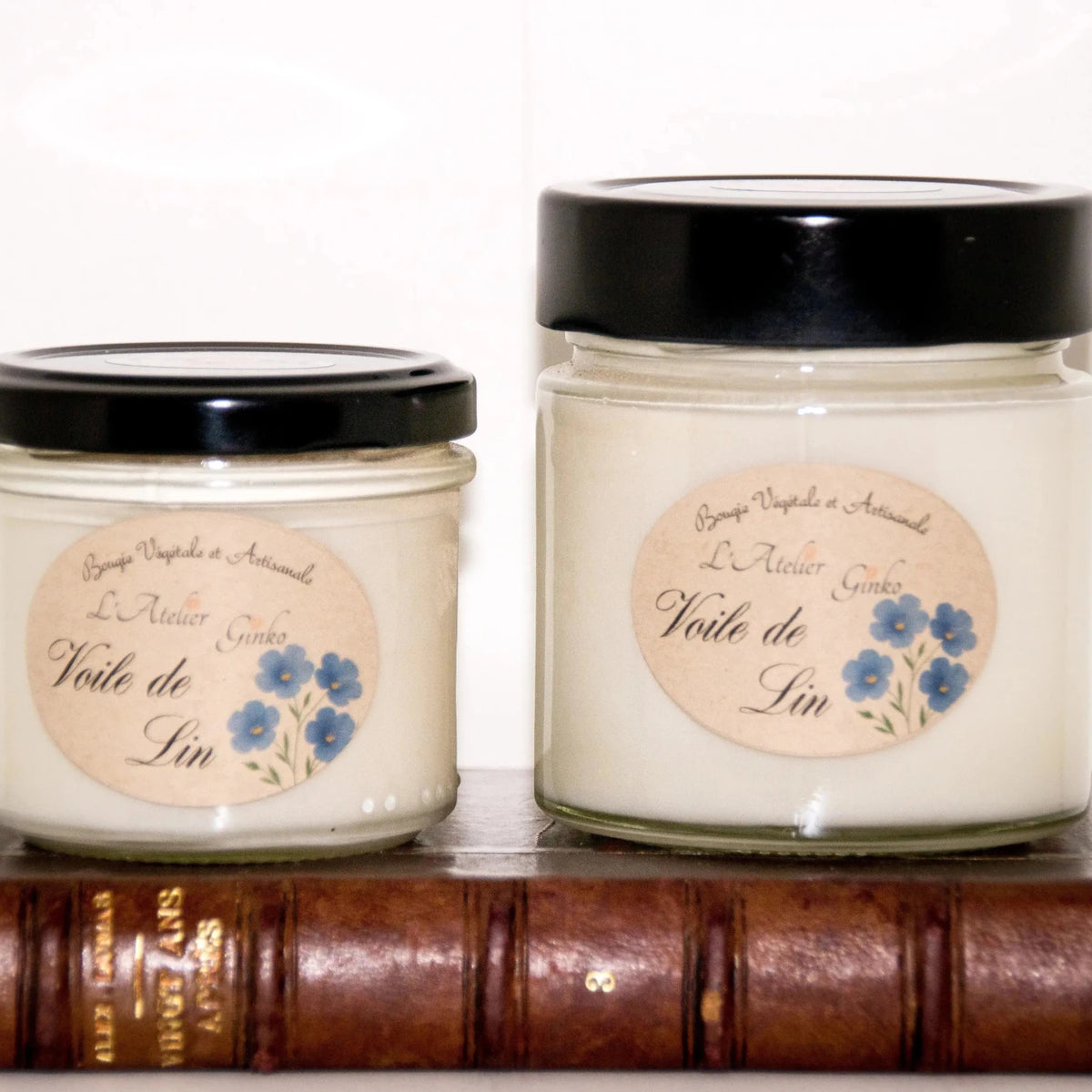 Bougie parfumée Voile de Lin - L'Atelier Ginko - Boutique en Ligne