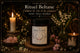 Bougie Rituel Beltane – Amour, Fertilité & Abondance - L'Atelier Ginko - Boutique en Ligne