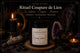 Bougie Rituel Coupure de Lien – Libération & Renouveau - L'Atelier Ginko - Boutique en Ligne