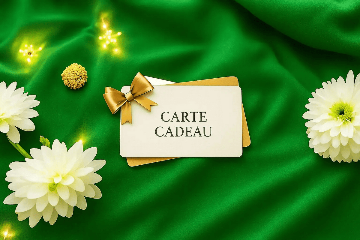 Carte Cadeau électronique boutique bougies artisanales - L'Atelier Ginko