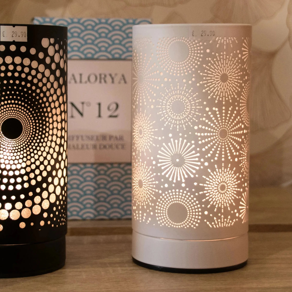 Diffuseur électrique Calorya 12 Noir vue de dessus - L'Atelier Ginko
