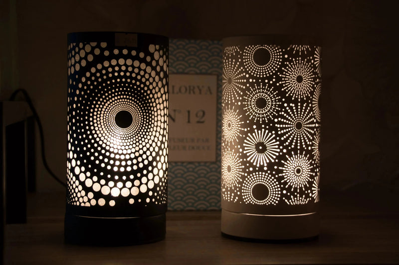 Diffuseur électrique Calorya 15 Blanc détail céramique amovible - L'Atelier Ginko