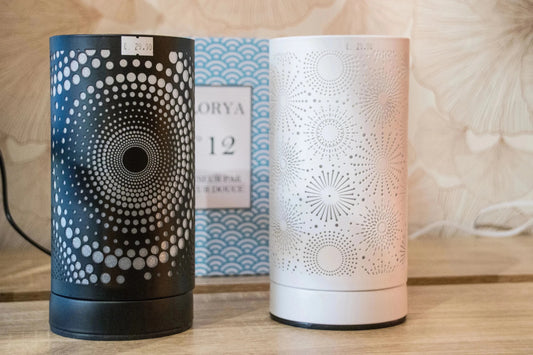 Diffuseur électrique Calorya 15 Blanc vue de dessus - L'Atelier Ginko