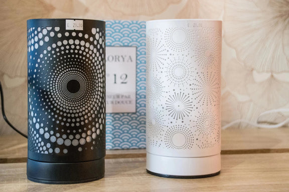 Diffuseur électrique Calorya 15 Blanc vue de dessus - L'Atelier Ginko