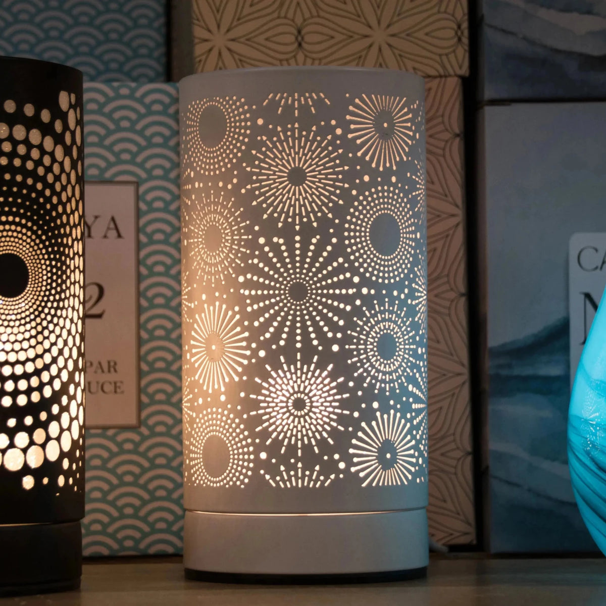Diffuseur électrique Calorya 15 Blanc vue de profil - L'Atelier Ginko