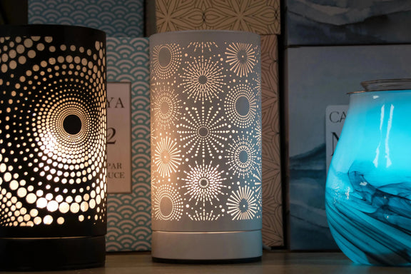 Diffuseur électrique Calorya 15 Blanc vue de profil - L'Atelier Ginko