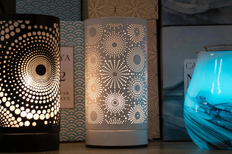 Diffuseur électrique Calorya 15 Blanc vue de profil - L'Atelier Ginko