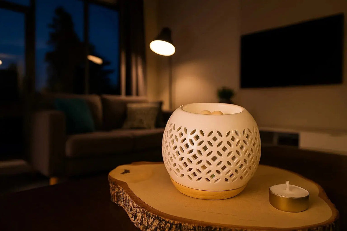 Diffuseur de parfum brule-parfum céramique Qianbi artisanal - L'Atelier Ginko