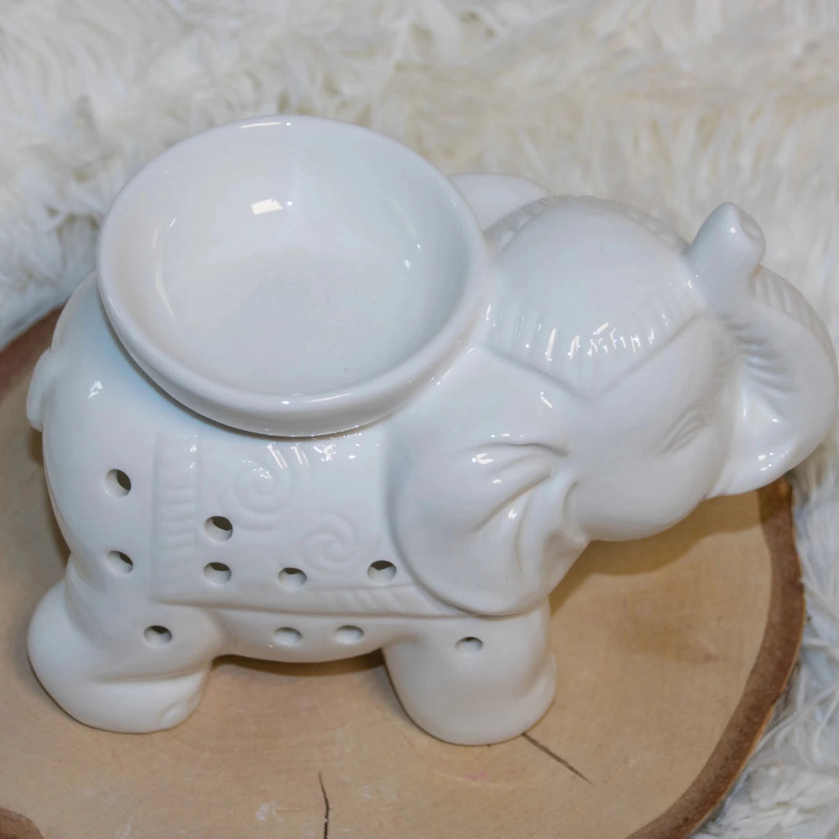 Diffuseur Tandor Blanc vue de face céramique – L'Atelier Ginko