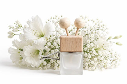 Diffuseur Voiture Bouquet de fleurs blanches - L'Atelier Ginko - Boutique en Ligne