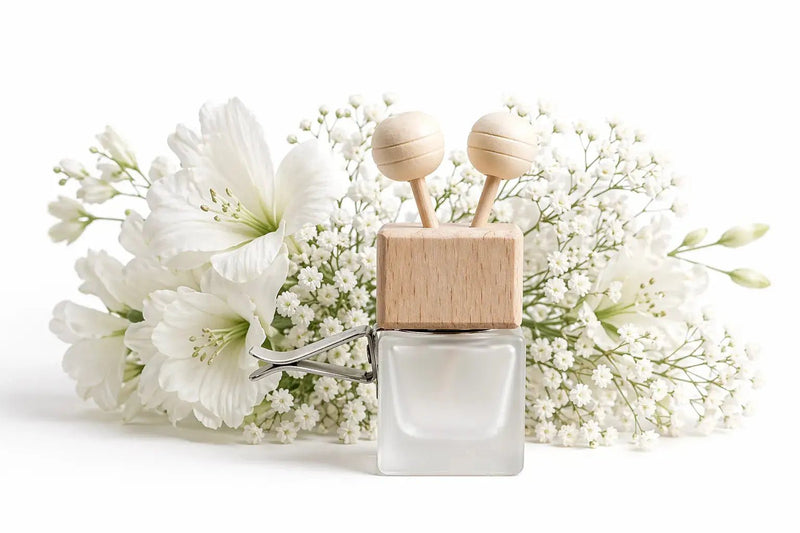 Diffuseur Voiture Bouquet de fleurs blanches - L'Atelier Ginko - Boutique en Ligne